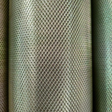 Rete in acciaio espanso diamantato verniciato a polvere