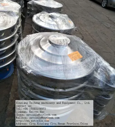 chocolate cocoa powder CE round tumbler vibrating screener