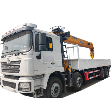 8X4 cargo vehicle 45T box mounted crane truck