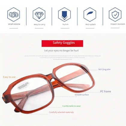 Plain Protective Safety Glasses