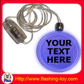 Promotion Kids Gift Flashing Necklace, Led Flashing Necklaces Hl-b2110