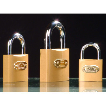 Imitation Brass Pull and Cut Padlocks