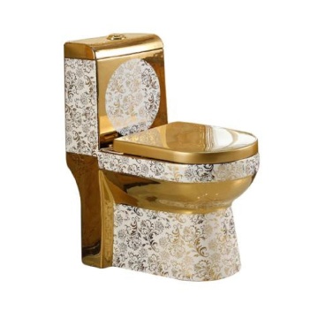 Наборы в ванной комнате керамический стирание одно кусок золотой туалет