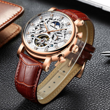 High-Quality Low MOQ Mechanical Watches for Men: Business Automatic Wristwatches