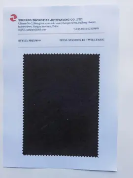 100% Polyester Four Way Spandex 1/2 Twill Fabric