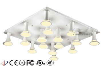 hanging lamp fix shower with led light ceiling light remote control