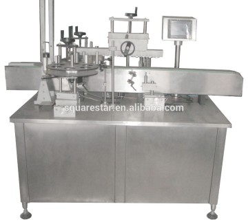 Automatic carton corner wrap labeler