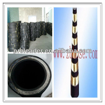 China High pressure steel wire spiraled rubber hose (6SP)