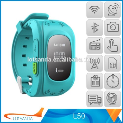 Brand new kids gsm gps tracker watch for wholesales