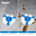 Sistema ajustado da cubeta do espanador da rotação do furacão KT2415 Microfiber