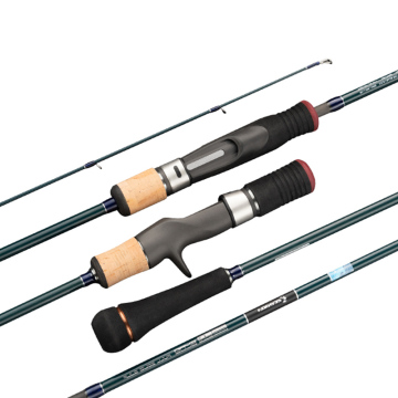 ECOODA Cyan Blue Long Fall Slow Jigging Rod: Solid Carbon Blanks for Sea Saltwater Fishing - Hand Casting Rods