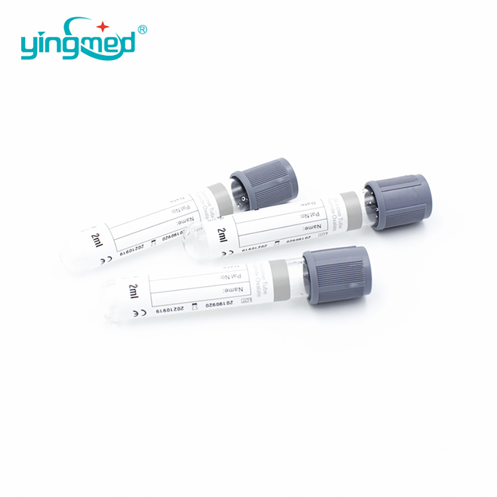 PET Sodium Fluoride Vacuum Blood Glucose Collection Tube