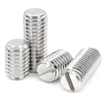 Custom Stainless Steel Slotted Flat End Set Screw