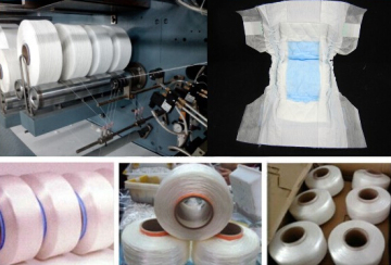 Spandex Yarn for Diaper and Sanitary Pads Use 620d