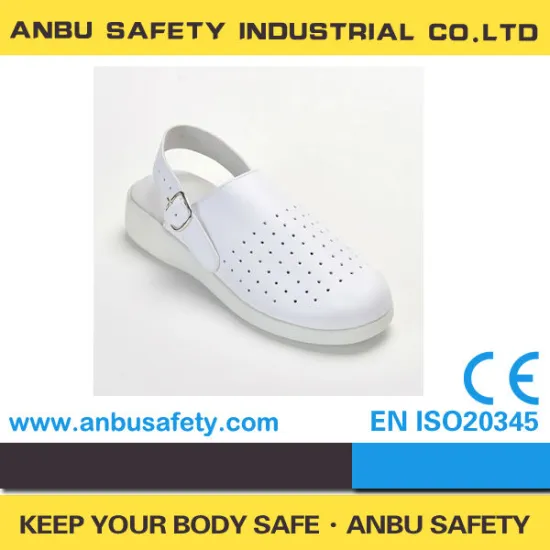 white clogs style chemical resistant operating room shoes for doctor