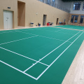 Piso de pvc de linio para la corte de bádminton