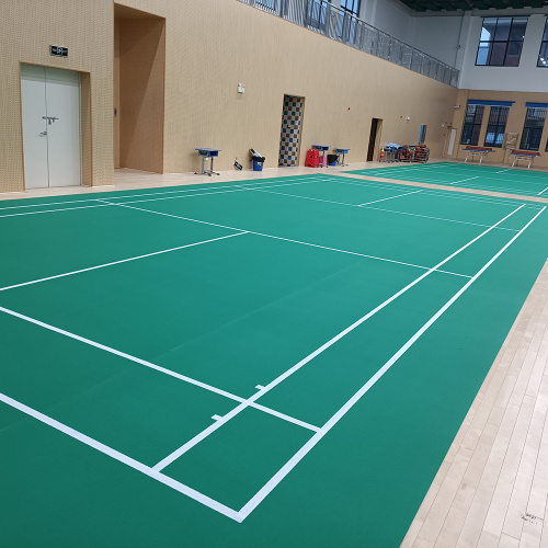 Enlio PVC flooring for badminton court