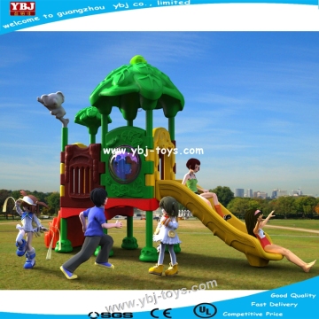 2016 Durable LLDPE plastic children slide playground sets used amusement park
