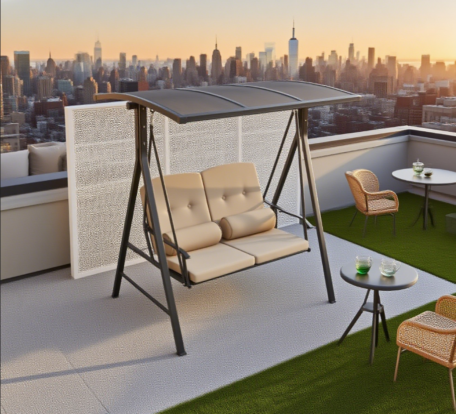comfortable outdoor swing chair with hammock