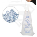 disposable plastic ice cube freezer bag