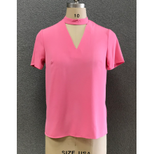 women's V neck  blouse