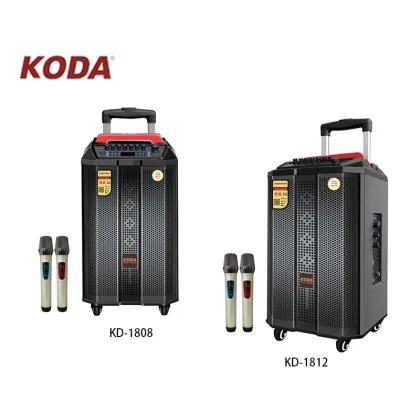 KODA Portable Wireless Rechargeable Speaker with Subwoofer and Mic