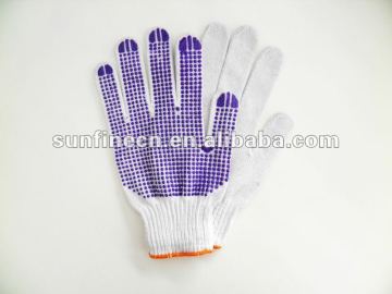 hot sale 10G Pointed bead dotted cotton gloves