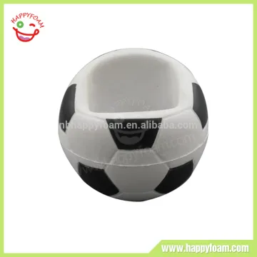 Manufacturer Supply Promotional PU Footballl Shape Phone Holder Stress Balls