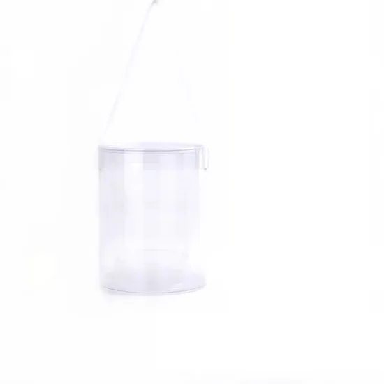Transparent and clear custom rigid plastic tube pacakging