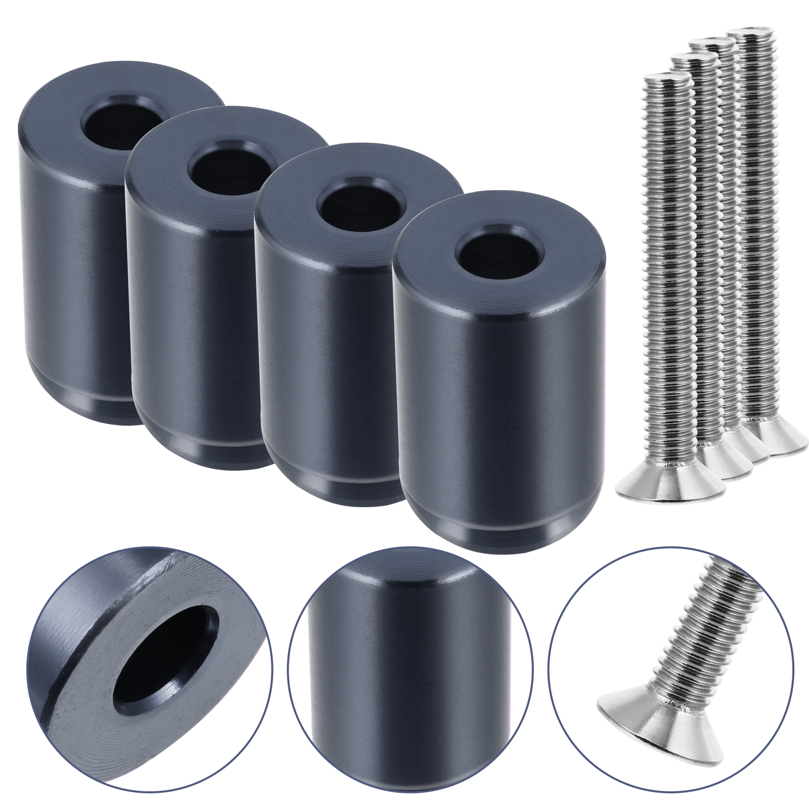 Hood Risers Kit Hood Spacer Riser Engine Hood Ventilation Spacer Riser Kit For 6mm ...