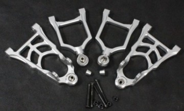 Silver Cnc Aluminum Front Suspension Arm Kit 
