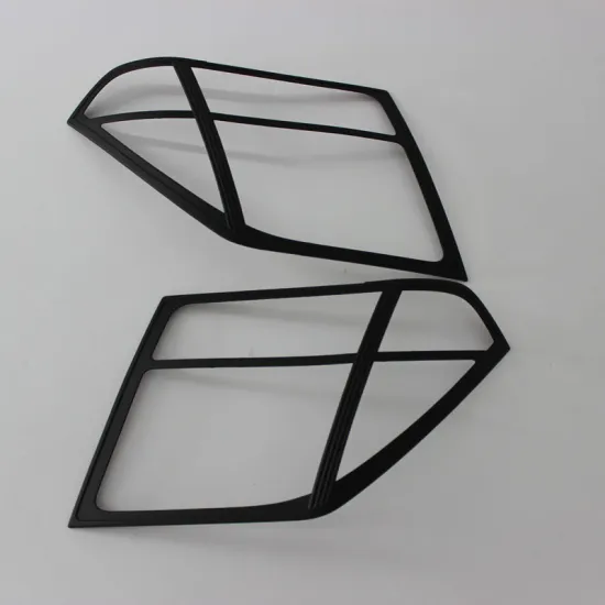 YCSUNZ ABS Black Head Light Cover Kit for Navara D40 (2006-2009)