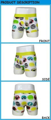 Wholesale Cute Cartoon Print Boys Boxer Short Underwear
