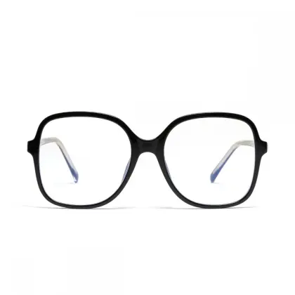 Custom Logo Eyewear Square Anti Blue Light Blocking Glasses