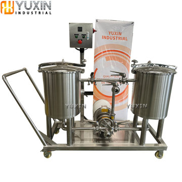 Stainless Steel CIP Cleaning System: 100L to 2000L Mobile Cleaning Carts and Tanks