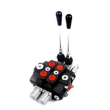 Valvola di controllo direzionale manuale a 2 bobine serie SD8