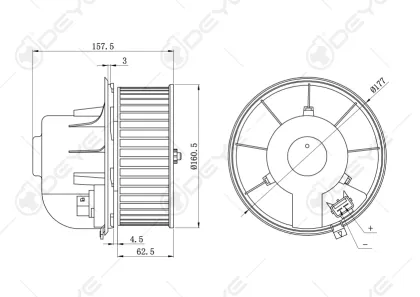 Motor blower ac for FORD COUGAR FORD MONDEO