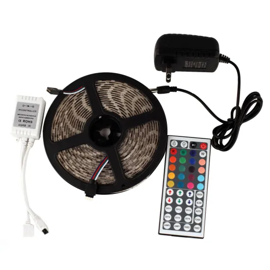 IP65 Waterproof 5050 SMD LED Strip Lights 5M 300Leds RGB With Remote Control Kit