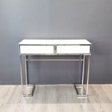 Modern European Style Tempered Glass Dressing Table