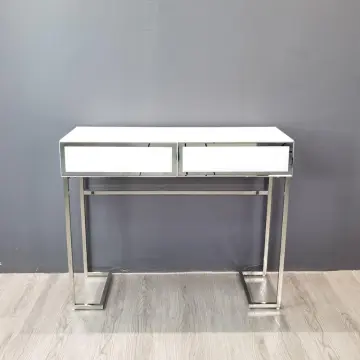 Modern European Style Tempered Glass Dressing Table