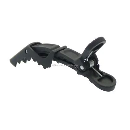 Private Label Alligator and Crocodile Teeth Hair Section Clip