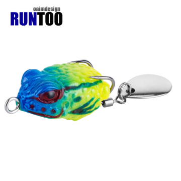Runtoo 3g 2.5cm 3D Frog Simulation Fishing Lure