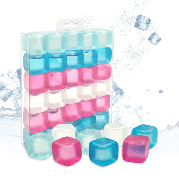 Custom Reusable Artificial Ice Cubes: BPA-Free Food Grade Plastic Solutions for Practical Ice Needs