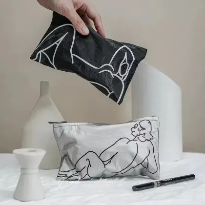 Untearable Waterproof Tyvek Bag with Zipper - Customized Tyvek Zipper Pouch