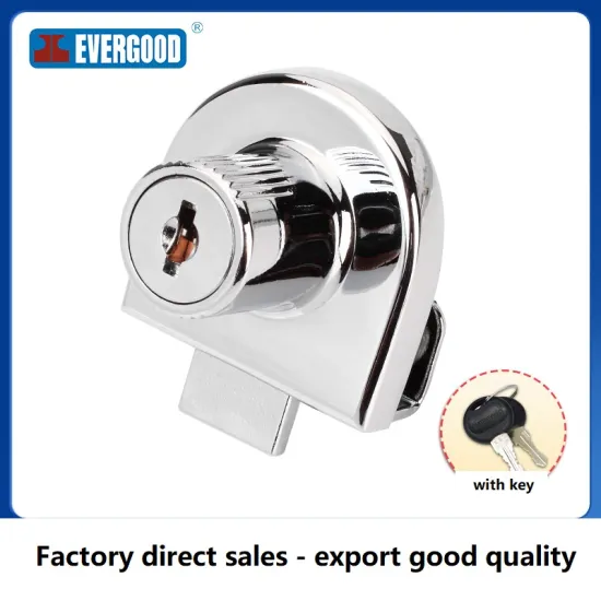 Office glass door locks zinc alloy filing locks