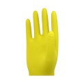 Unlied natural yellow rubber latex household cleaning kitchen gloves