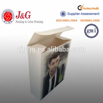 Custom design eau de toilette perfume box packaging