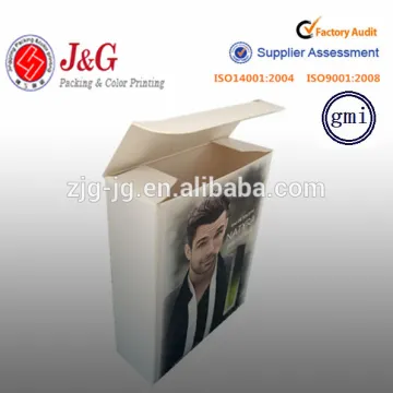Custom design eau de toilette perfume box packaging