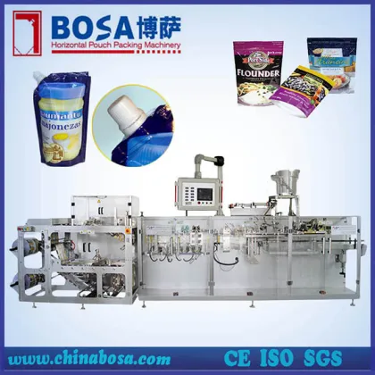 horizontal zipper pouch packing machine for dried fruit