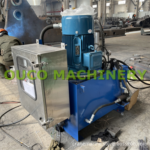 Hydraulic 0.99T10M Knuckle Boom Marine Deck Crane on Sale